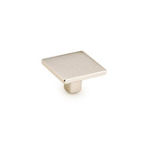 Schaub 360-15 Armadio Square Door Knob 1-3/8" diam - Satin Nickel