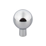 Top Knobs Brookline 1" Diameter Round Knob, Polished Chrome - TK761PC