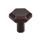 Top Knobs Lydia 1 1/8" Length Square Knob, Oil Rubbed Bronze - TK791ORB