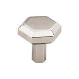Top Knobs Lydia 1 1/8" Length Square Knob, Polished Nickel - TK791PN