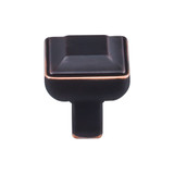 Top Knobs Podium 1" Length Square Knob, Umbrio - TK670UM