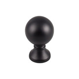 Top Knobs TK801BLK Serene Kara Door Knob 1" - Flat Black Top Knobs TK801BLK Serene Kara Door Knob 1" - Flat Black
