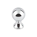 Top Knobs Kara 1" Diameter Round Knob, Polished Chrome - TK801PC