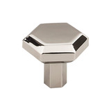 Top Knobs Lydia 1 1/4" Length Square Knob, Polished Nickel - TK792PN
