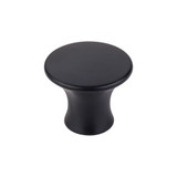 Top Knobs Oculus 1 5/16" Diameter Round Knob, Flat Black - TK592BLK