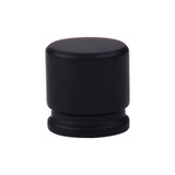 Top Knobs Sanctuary Oval 1 1/8" Length Oval Knob, Flat Black - TK59BLK