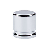 Top Knobs Sanctuary Oval 1 1/8" Length Oval Knob, Polished Chrome - TK59PC