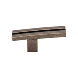 Top Knobs Sanctuary Inset Rail 2 5/8" Length Geometric Knob, German Bronze - TK82GBZ