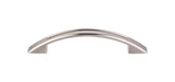 Top Knobs Tango Cut Out 3 3/4" Center to Center Bar Pull, Brushed Satin Nickel - TK618BSN
