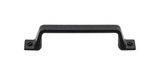 Top Knobs  TK743BLK Barrington Channing Door Pull 3 3/4" (c-c) - Flat Black