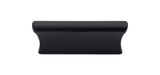 Top Knobs Glacier 2" Center to Center Finger Pull, Flat Black - TK552BLK