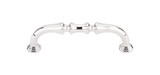 Top Knobs  TK341PN Chareau Chalet Pull 3 3/4" (c-c) - Polished Nickel