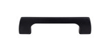 Top Knobs TK543BLK Mercer Holland Pull 3 3/4" (c-c) - Flat Black Top Knobs TK543BLK Mercer Holland Pull 3 3/4" (c-c) - Flat Black