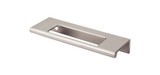 Top Knobs TK520BSN Mercer Europa Cut Out Tab Pull 3 3/4" (c-c) - Brushed Satin Nickel Top Knobs TK520BSN Mercer Europa Cut Out Tab Pull 3 3/4" (c-c) - Brushed Satin Nickel