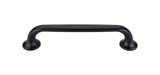 Top Knobs Oculus 5 1/16" Center to Center Bar Pull, Flat Black - TK594BLK