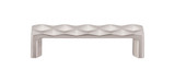 Top Knobs  TK561BSN Mercer Quilted Pull 3 3/4" (c-c) - Brushed Satin Nickel