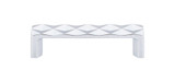 Top Knobs TK561PC Mercer Quilted Pull 3 3/4" (c-c) - Polished Chrome Top Knobs TK561PC Mercer Quilted Pull 3 3/4" (c-c) - Polished Chrome