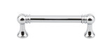 Top Knobs Kara 3 3/4" Center to Center Bar Pull, Polished Chrome - TK802PC