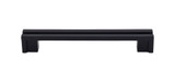 Top Knobs TK56BLK Sanctuary Flat Rail Pull 5" (c-c) - Flat Black Top Knobs TK56BLK Sanctuary Flat Rail Pull 5" (c-c) - Flat Black