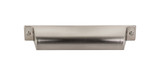 Top Knobs TK774BSN Barrington Channing Cup Door Pull 5" (c-c) - Brushed Satin Nickel Top Knobs TK774BSN Barrington Channing Cup Door Pull 5" (c-c) - Brushed Satin Nickel