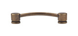 Top Knobs  TK64GBZ Sanctuary Oval Thin Pull 5" (c-c) - German Bronze