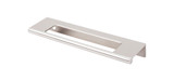 Top Knobs Europa Cut Out 5" Center to Center Finger Pull, Polished Nickel - TK521PN
