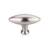 Top Knobs Shrewsbury Small 2 5/16" Length Bar Knob, Brushed Satin Nickel - TK381BSN