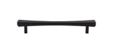 Top Knobs  TK814BLK Serene Juliet Door Pull 6 5/16" (c-c) - Flat Black