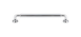 Top Knobs  TK825PC Serene Lily Door Pull 7 9/16" (c-c) - Polished Chrome