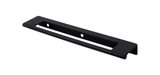 Top Knobs  TK522BLK Mercer Europa Cut Out Tab Pull 6" (c-c) - Flat Black