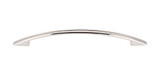 Top Knobs  TK621PN Mercer Tango Cut Out Pull 7 1/2" (c-c) - Polished Nickel