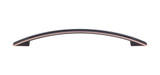 Top Knobs  TK621UM Mercer Tango Cut Out Pull 7 1/2" (c-c) - Umbrio
