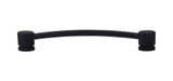 Top Knobs TK65BLK Sanctuary Oval Thin Pull 7" (c-c) - Flat Black Top Knobs TK65BLK Sanctuary Oval Thin Pull 7" (c-c) - Flat Black