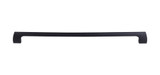 Top Knobs Holland 12" Center to Center Bar Pull, Flat Black - TK547BLK