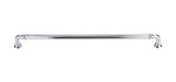 Top Knobs Reeded 12" Center to Center Bar Pull, Polished Chrome - TK326PC
