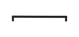 Top Knobs  TK797BLK Serene Lydia Door Pull 12" (c-c) - Flat Black