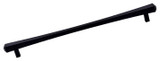 Top Knobs Juliet 12" Center to Center Appliance Pull, Flat Black - TK818BLK