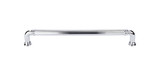 Top Knobs Reeded 12" Center to Center Appliance Pull, Polished Chrome - TK327PC