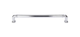 Top Knobs Reeded 18" Center to Center Appliance Pull, Polished Chrome - TK328PC