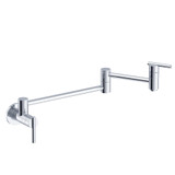 Gerber Parma Wall Mount Pot Filler Faucet - Chrome - D205058