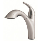 Gerber Antioch Single Handle Pull Out Spray Kitchen Faucet - Stainless Steel - D455221SS