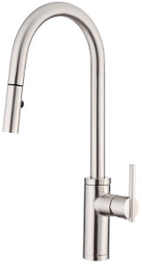 Gerber D454058SS Parma Pullout Spray Kitchen Faucet with SnapBack Technology - Stainless Steel