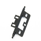Schaub Minaret Tip Non-Mortise Hinge - Flat Black - 1100M-FB