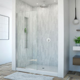 DreamLine  SHDR-3230721-01 Linea Frameless Shower Door 30 in. x 72 in. Open Entry Design. Chrome Finish