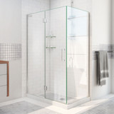 DreamLine  E12334-01 Unidoor-X 29-3/8 in. W x 34 in. D x 72 in. H Hinged Shower Enclosure in Chrome Finish