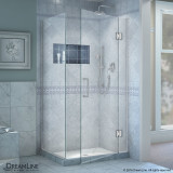 DreamLine  E13030-01 Unidoor-X 36-3/8 in. W x 30 in. D x 72 in. H Hinged Shower Enclosure in Chrome Finish