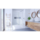 DreamLine  SHDR-1960580L-01 Mirage-X 56 - 60 in. W x 58 in. H Sliding Tub Door in Chrome Finish; Left-wall Bracket