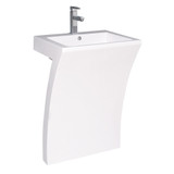 Fresca FCB5024WH Fresca Quadro 23" White Vanity Pedestal Sink