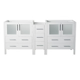 Fresca FCB62-301230WH Fresca Torino 72" White Modern Bathroom Cabinets