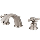Kingston Brass Two Handle 8" to 16" Widespread Lavatory Faucet with Pop-Up Drain Drain - Brushed Nickel KB978X